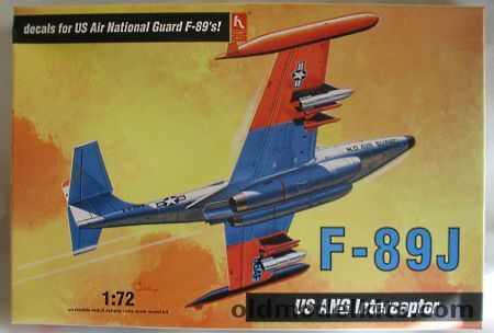 Hobby Craft 1/72 Northrop F-89J Scorpion - North Dakota ANG / Oklahoma ANG, HC1377 plastic model kit